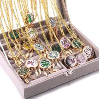 10Pcs/Lot Catcher Amulet Diffuser Necklace Fashion Locket Pendant Aromatherapy Jewelry Wholesale