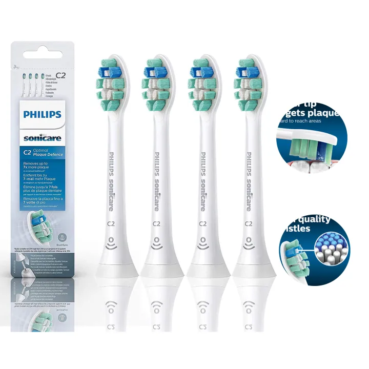 For Genuine Philips Sonicare C2 Replacement Toothbrush Heads, HX9024/67