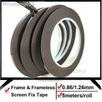 Double Sticky Foam Tape Sealing for TV Display OLED Frameless Curved Monitor Screen Frame Bond Rework Sponge Strip 0.86mm/1.26mm