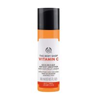 The Body Shop Vitamin C Skin Boost Instant Smoother เรียบเนียน กระจ่างใส และความมีชีวิตชีวาของผิว ให้ผิวสัมผัสที่นุ่มนวล– Refreshing, Skin-Softening Serum for Youthful Skin – Vegan – 1 oz