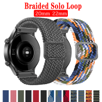 A20mm นาฬิกา ided Solo Loop สำหรับนาฬิกา Samsung 54 44มม. 40มม.คลาสสิก42 46มม. Active 2 Gear S3สร้อยข้อมือ Galaxy นาฬิกา5 Pro 45mmM