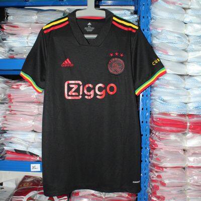 เสื้อกีฬาแขนสั้น ลายทีมชาติฟุตบอล Ajax Jersey 21-22 ชุดที่สาม สําหรับผู้ชาย