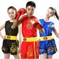 GVDBB กางเกงวูซู Mma muay Thai กางเกงขาสั้นและเสื้อยืด การต่อสู้ฟรี เสื้อผ้านักสู้ ชุดมวยเตะมังกร กีฬากีฬากีฬา เสื้อกั๊กสเวตเตอร์ สำหรับผู้หญิง