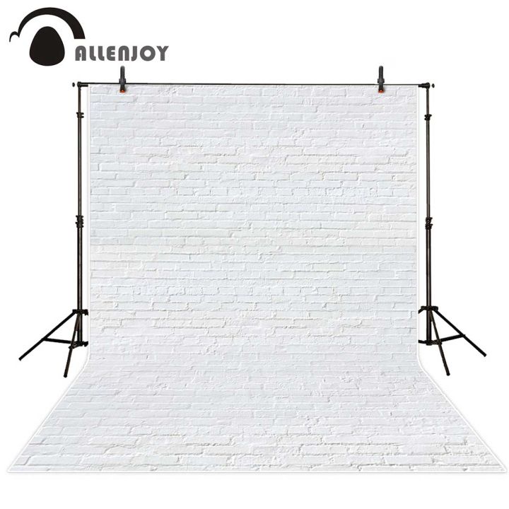 worth-buy-allenjoy-ฉากหลังถ่ายภาพพื้นหลังสตูดิโอถ่ายภาพกำแพงอิฐสีขาวล้วนสำหรับถ่ายภาพงานแต่งงานของเด็กทารกแรกเกิดโฟโต้โฟน