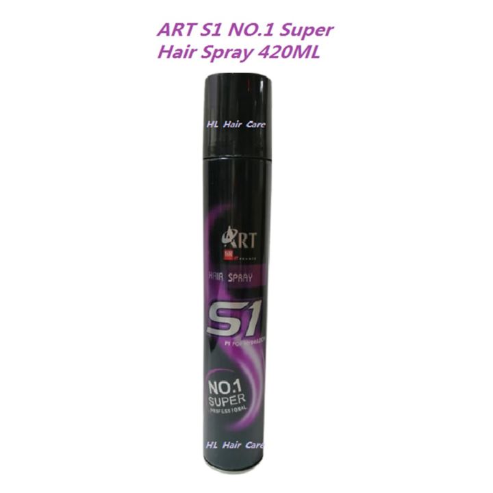 Readly Stock Art Hair Spray NO.1 Super Professional 420ml For all type ...