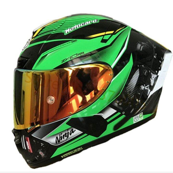 SHOEI X14 Helmet X-Fourteen Edition Green Helmet Full Face Racing ...