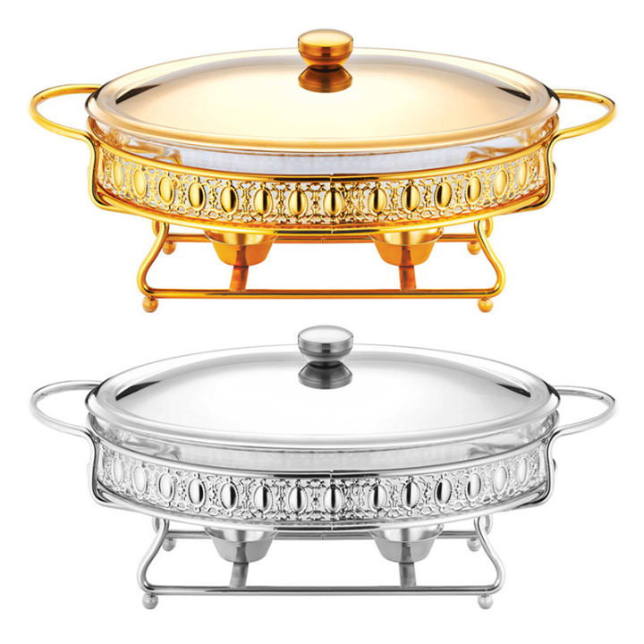 stainless-steel-glass-serving-dish-hot-pot-small-chafing-dish-food-warmer-buffet-luxury-golden-oval-ho-wedding-chafing-dish