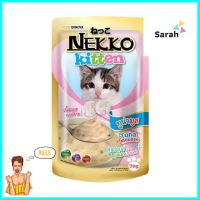 อาหารเปียกแมว NEKKO KITTEN TUNA MOUSSE 70 ก.WET CAT FOOD NEKKO KITTEN TUNA MOUSSE 70G **สอบถามเพิ่มเติมได้จ้า**