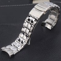 54632aj Solid Steel Watch Accessories for Men for EDIFICE EF-550D-1AV 22mm Stainless Steel Metal Bracelet Black Waterproof Strap