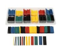 280pcs Heat Shrink Tubing Kit 5 Colors Assortment Ratio 2:1 Heat Shrink Tubing Tube Sleeving Wrap Kit box 10 Sizes 1.0mm-10mm Cable Management