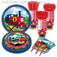 【CW】❀﹉◄  8pcs Headstock Theme Disposable Tableware Car Paper Plates Napkins Happy Kids Birthday Parti Supplies Boy Favor