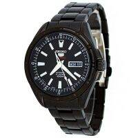 Seiko Mens Watch Black Stainless Strap SRP157J1