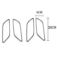 แฟชั่นสำหรับรถ Audi A3 8V 2014-2019อุปกรณ์เสริมรถยนต์ด้ามจับประตูรถภายในตกแต่งกรอบคาร์บอนไฟเบอร์สติ๊กเกอร์แถบคิ้วดัดแปลง