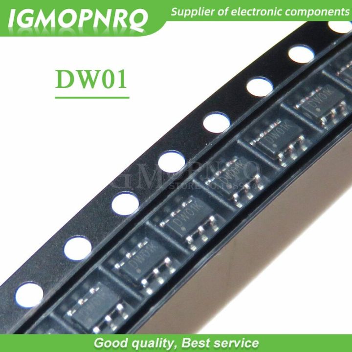 20PCS DW01 SOT23 6 mobile  lithium protection IC chip New Original Free Shipping