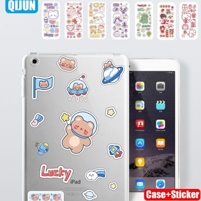 【cw】 Tablet case for Apple ipad 2 3 4 9.7 quot; Silicone soft shell cover Transparent protection cartoon fundas capa A1395 A1416 A1458