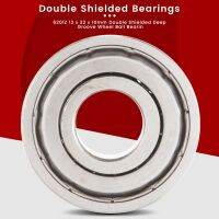 6201Z 12 x 32 x 10mm Double Shielded Deep Groove Wheel Ball Bearin