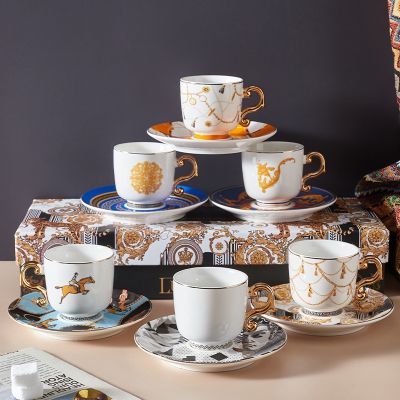 hotx【DT】 Gifts Turkish Cup And Saucer High-grade Set Room Goods