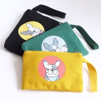 Mobile Phone Bag Female Small Hand Canvas Bag Student Creative Cute Small Wallet Female 2023 New Short Coin Purse 【OCT】