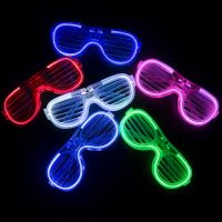 10/20/30/40/50 Pcs Glow In The Dark Led Glasses Light Up Sunglasses Neon Party Favors Glow Glasses For Kids Adults Party Supply