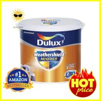 สีน้ำทาภายนอก DULUX WEATHERSHIELD ULTIMA ADVANCE BASE A กึ่งเงา 1 แกลลอน (3.8 ลิตร)WATER-BASED EXTERIOR PAINT DULUX WEATHERSHIELD ULTIMA ADVANCE BASE A SEMI-GLOSS 1GAL **ของแท้100%**