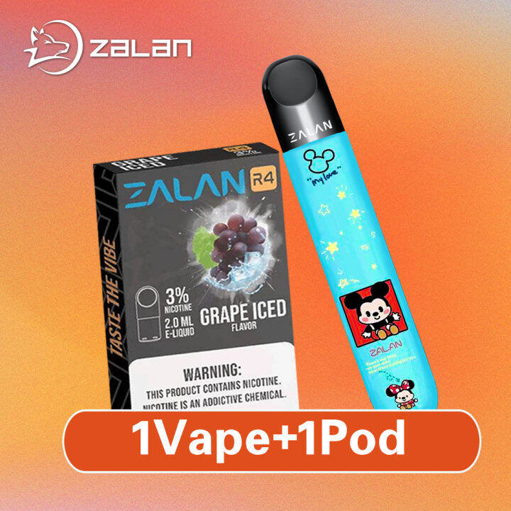 ZALAN Infinite vaping R5 Device Pods set with Zalan R4 juice pods