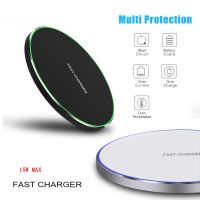 【 A Hot 】10W Qi Wireless Charger สำหรับ iPhone X XS XR 8 Plus Huawei P30 P20 Pro Fast Wireless Charging Pad สำหรับ Samsung S8 S9 S10 Xiaomi Mi