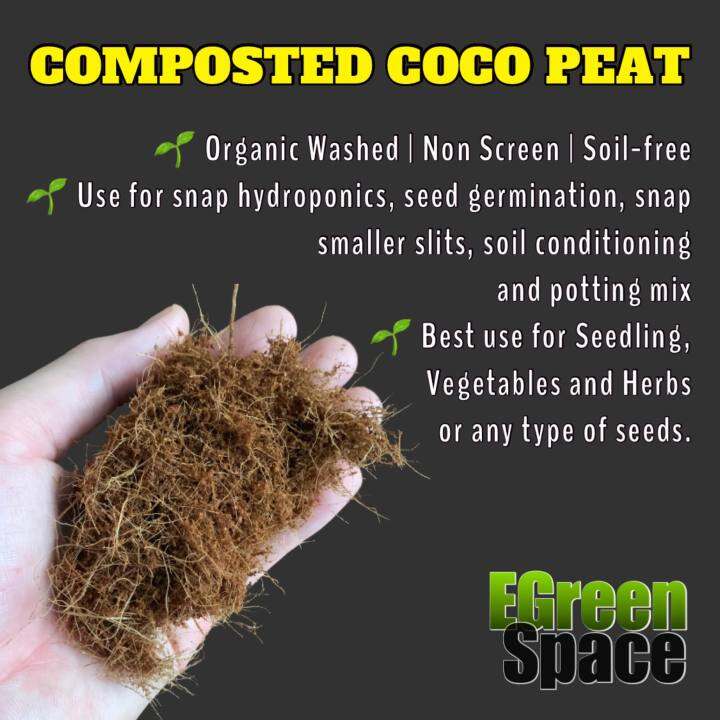 COMPOSTED COCO PEAT (5Liters) Lazada PH