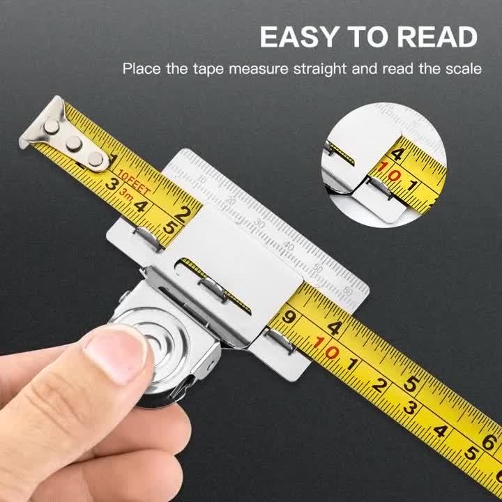 Metal Measuring Tape Clip Holder Measuring Ruler Clip