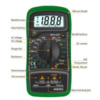 ‘；。、】= AN8205C Digital Multimeter AC/DC Ammeter Volt Ohm Tester Meter Multimetro With Thermocouple LCD Backlight Portable