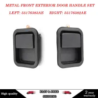 ☜◘✹ External full metal door handle For 1987-2006 Jeep Wrangler TJ L YJ 55176382AE 55176383AE