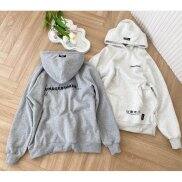 Áo Hoodie Nam nữ AZILA chất liệu nỉ bông cao cấp form rộng hình in chữ