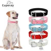 Pu Leather Dog Collarcrocodile Pattern Pet Collar Necklace with Puppy Pendant Rhinestone Buckle for Small Medium Dogs and Cat