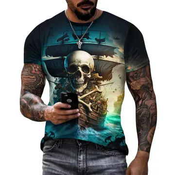 Pirate Flag-pirates T Shirt Print For Men Cotton New Cool Tee Pirate Flag  Pirates Jolly Roger Jolly Roger Pirate Ship Skull And - T-shirts -  AliExpress