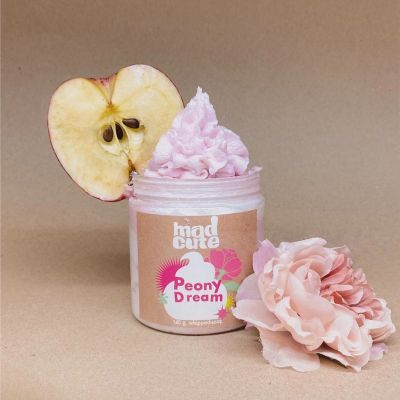 Madcute Whipped Soap สบู่วิปครีม ออร์แกนิค น้ำหอมนำเข้า เกรดพรีเมี่ยม  กลิ่น Peony Dream