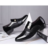 Men Leather Shoes Casual Shoes Business Dress Shoes All-Match Wedding Shoes Large Size Zapatos De Hombre