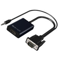 ไปยังตัวแปลงวีจีเอ HDMI ที่เข้ากันได้กับ3.5Mm AUX Converter Electronics