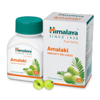 Himalaya Amalaki วิตามินซีมะขามป้อม ผิวขาวใส ขนาด 60 เม็ด