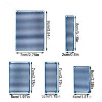 New Product 5/10PCS PCB Board Prototype Board Blue 3X7cm 4X6cm 5X7cm 7X9cm Double Sided Circuit Boards DIY Electronic Kit