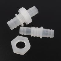 5pcs M12 M16 Thread 8 12mm Pagoda Joints PP Straight Connectors Hex Nut Aquarium Fish Tank Air Pump Fittings Water Hose Parts