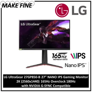 LG 27GP850-B 27 UltraGear QHD (2560 x 1440) Nano IPS Dual Gaming