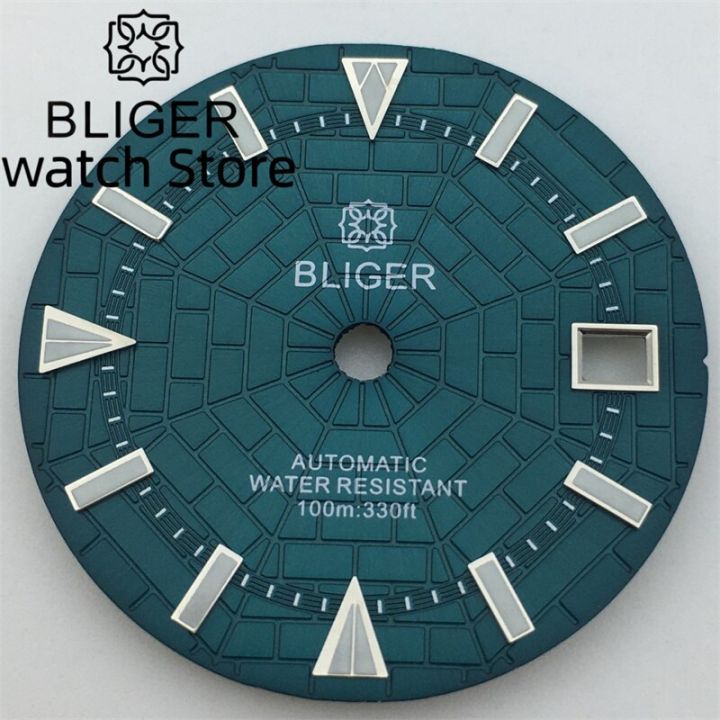 BLIGER 29Mm Blue Dial Blueluminous Dial 3 O Clock Crown 3.8 O Clock Crown With NH35 Movement