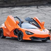 1:24รถยกท้ายรถ Mclaren 720S สไปเดอร์อัลลอยแบบหล่อซุปเปอร์เรซซี่งเสียงแบบโมเดลรถยนต์สปอร์ตสำหรับเป็นของขวัญสำหรับเด็กส่งตรงจากโรงงาน