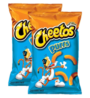 Cheetos Puffs (USA Imported) ชีโตส พัฟส์ ชีส ข้าวโพดอบกรอบรสเนยแข็ง 255.1g (2ถุง)