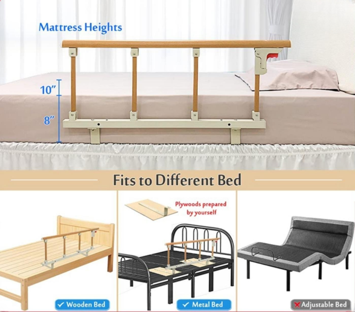 high quality Folding bed rails Side rails Safety handles Handrails for