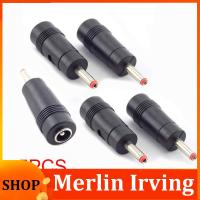 Merlin Irving Shop 5pcs 3.5mm*1.35mm Male to 5.5mm*2.1mm Female Plug  DC Power Connector Adapter Laptop AC DC Jack Adaptor