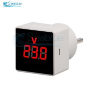 【YF】 EU Socket AC 50-380V Voltmeter LCD Digital Display Voltage Measuring Instrument Mini Circuit Breaker Finder