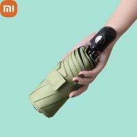 Xiaomi 8 Bone Automatic Umbrellas Rainproof Anti-UV Pocket Rain Gear Men Women Outdoor Travel Business Foldable Sun Umbrella Umbrellas