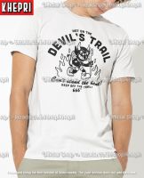 ?ส่งด่วน ฮิตมว๊าก?เสื้อยืด Unisex เสื้อคู่ Cotton TC รุ่น Devil Trail T-Shirt แบรนด์ Khepri ผ้านุ่ม ไม่หด รีดทับลายได้