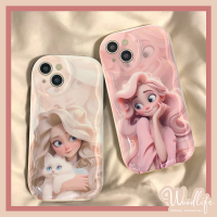 การ์ตูนเจ้าหญิงเคสสำหรับ Redmi 9C 9T 10A 10C 9A A2 A1 9 10 Note 11 9 8 Note 10 Pro Max 10S 11S 12 POCO M3 3มิติขอบลอนจินตนาการดิสนีย์ตุ๊กตาบาร์บี้กล่องกันกระแทกสวย