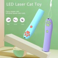 ♕۞♀ Creative Funny Cat Laser LED Pointer Portable Pet Kitten Training Toy Light Pen with Bright Animation Mouse Shadow Accessories